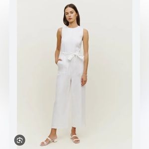 Reformation Isla Linen Jumpsuit